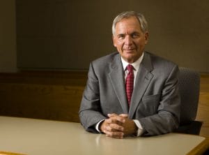 Photo of Ron McLean at a desk